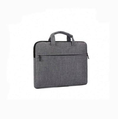 China Whosale High Quality Customized Gray Ant Fleece Laptop Bag Eco-friendly for sale