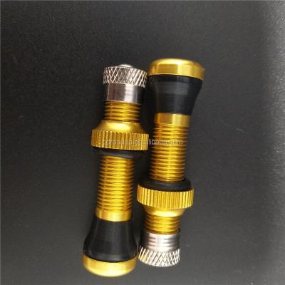 China Mountain Bike /Road Bike/Packing HOT SALE Schrader Valve Stems Alloy Tubeless Valve Stems 40mm 44mm 60mm MTB for sale