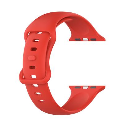 China Fashion. Sport 38mm 40mm 41mm 44mm 45mm Ultra Watch Strap Compatible Smartwatch Silicone TPU Band Strap for sale