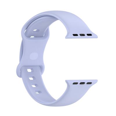 China Fashion. High Quality Strap Apple Wristwatch Rubber Sport Silicone Smart Watch Bands Strap For iwatch SE 8 7 6 Series for sale