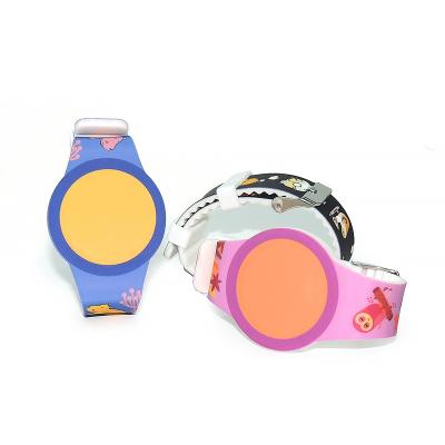 China LED Display Colored Simple Printing Round Kid's LED Silicone Watch Watches Cheap Silicone Watches for sale