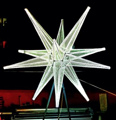 China High quality static or pattern medium light twinkle 3d star white micro led indoor and outdoor use for sale