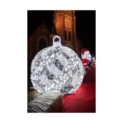 China Factory Widely Used Various LED Static Or Flickering Outdoor Christmas Ball Pattern Light From Sale for sale