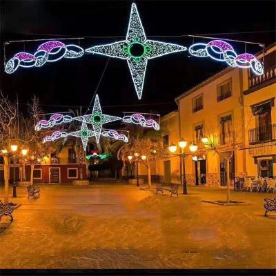 China Christmas static or flickering LED through the street pattern for outdoor use for sale