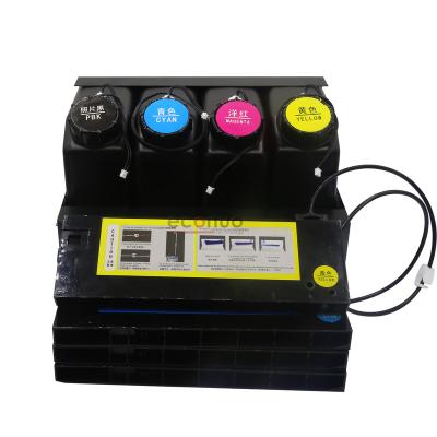 China Machinery Repair Shops 4 Tanks + 4 Cartridges Roland VS640 UV Printer Bulk System With Level Sensor for sale