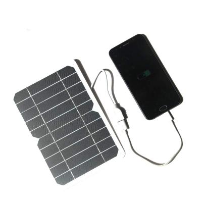 China 5V Outdoor Solar Panel Charger Solar Charging Power Mobile Charger For Charging Cell Phones 20*14cm for sale