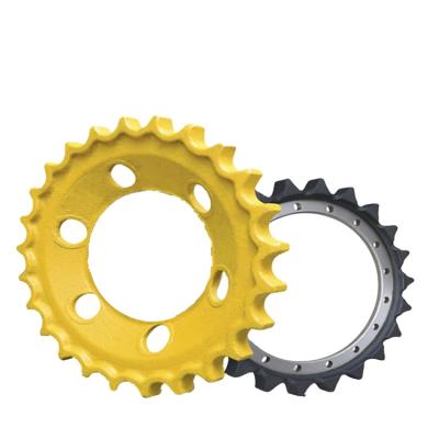 China used for excavator spare parts excavator parts sprocket/drive ring gear for KOMATSU pc210-6 undercarriage parts for sale