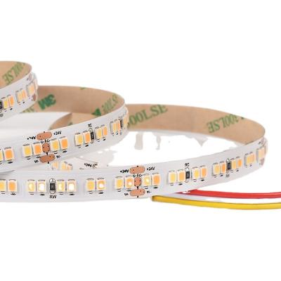 China Residential CCT Adjustable White Adjustable High Efficiency Double Led SMD 2835 Flexible Strip Light for sale