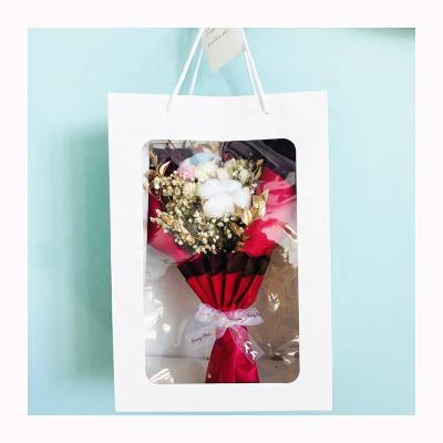 China Durable Popular INS Bouquet Preserved Home Decorative Dry Flower Christmas Preserved Bouquets for sale