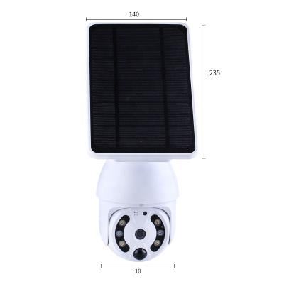 China eTsoon NIGHT VISION Solar Panel Power TF Card 4G Wifi Outdoor Radio Solar Powered CCTV Camerasolar CCTV 1080P IP Camera for sale