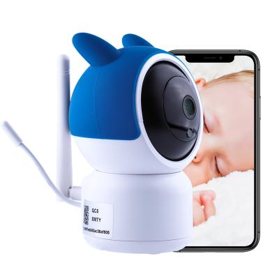 China 2022 PAN-TILT 1080 home security wifi real-time tracking night vision detection camera two way audio sound baby monitor for sale