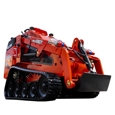 China Hotels Compact Utility Loaders Stand On Mini Skid Steer Loader 36'' 42'' for sale