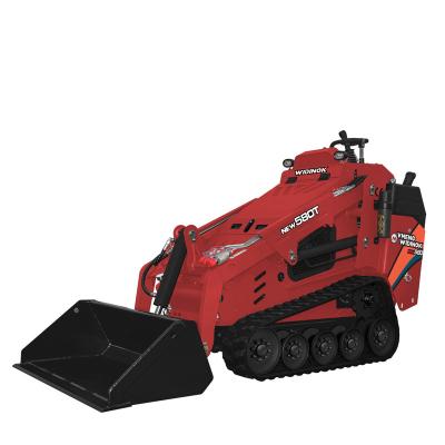 China Hotels WIDINOK High Efficiency 580T Agricultural Mini Skid Steer Wheel Track Loader for sale