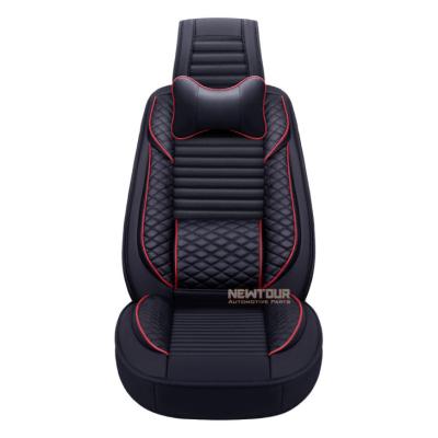 China Best high quality luxury selling full set type ice silk fabric universal car seat cover with car for sale