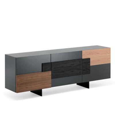 China Modern DIY Customized Customized Flat TV Stands And Entertainment Centers Side Cabinet With 3 Drawers Fashional Design Accepted To Customize for sale