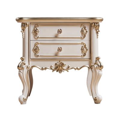 China Customized modern European style hotel nightstands mid century style bedroom furniture side table customized home luxury for sale