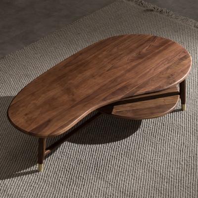 China Factory wholesale contemporary wood coffee table Foshan furniture hotel tea table fashional solid wood long sale customized best for sale