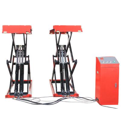 China Super Slim Car Scissor Lift With 3.5 Ton Lifting Capacity Autenf Scissor Car Lift 3500kg for sale