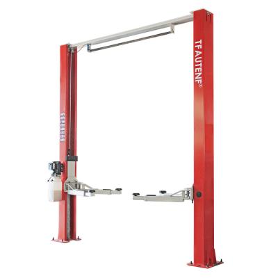 China Two Post Hydraulic Car Lifter / TFAUTENF Two Post Car Crane Car Lift With Lifting Capacity 4000kg 4T for sale