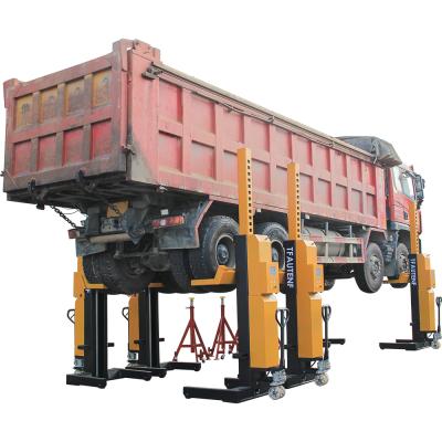 China AUTENF 6 Columns Hydraulic Mobile Bus/Truck Lift/Mobile Column Lift/Crane 45t Commercial Vehicles for sale