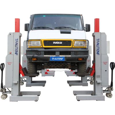 China 500-1120 mm mobile truck lift for commercial vehicles/AUTENF 4 courier truck hydraulic lift column lift /TL-4075 for sale