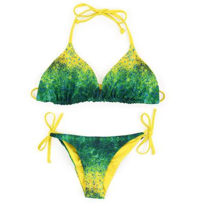 China Swimwear 2021 Breathable Custom Swimsuit Set Swimwear Inspired Designer Sexy Two Piece Swimsuits Bikini Famous Brands Women Swimwear for sale