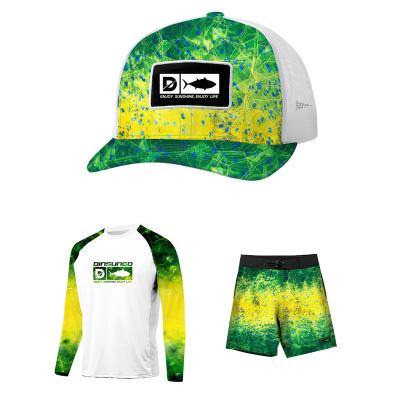 China Antibacterial Custom Sports Hat For Sublimation Digital Camouflage Printing Mesh Truckers Hats Mens Embroidery Fishing for sale