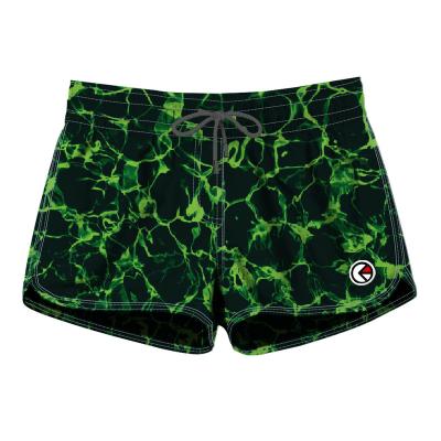 China Antibacterial Women Swimming Shorts Sublimated Swimshorts With High Quality Swim Beach Panel Short Shorts For Beach for sale