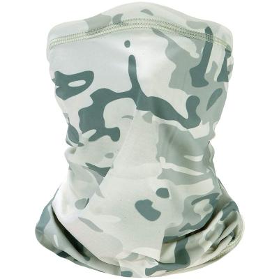 China Multifunctional DINSUNGO OEM Fishing BandanaSelling Promotional Camouflage Custom Printed Neck Cuff For Unisex Use Fishing Cuff for sale