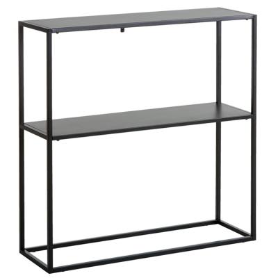 China Black Full Storage Metal Corner Storage Shelf For Kitchen Room Office Living Room for sale