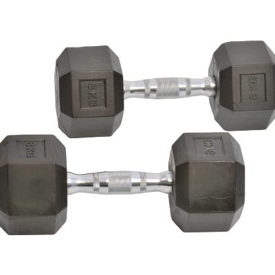 China Dingzhou Dumbbell Life Fitness 10KG Dumbbell Durable Standard Wholesale High Quality Custom Hexagonal Dumbbell Set for sale