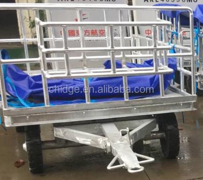 China Tools Airport Baggage Metal Luggage Cart With Canopy for sale