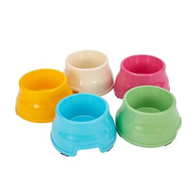 China Automatic Solid Color Non-slip Feeding Food Bowls Lightweight Puppy Dog Bowls Feeder Dish Pet Bowl for sale