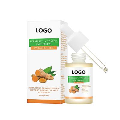 China Private Label Skin Revitalizer Rejuvenating Turmeric And Vitamin C Anti Aging Face Serum for sale