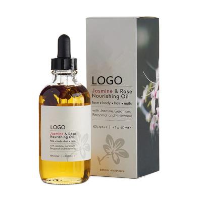 China Jasmine Rose Facial Oil Nourishing Skin Revitalizer Private Label for sale