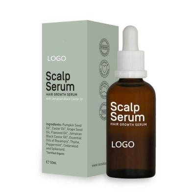 China Private Label Saving Scalp Serum Herbal Hair Growth Serum With Black Castor Oil for sale