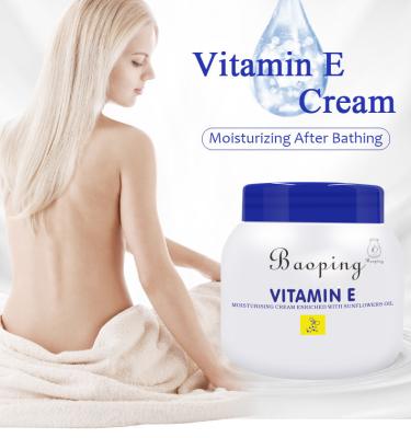 China Private Label Vitamin E Beauty Natural Face Whitening Whitening Body Moisturizing Vitamin E Cream for sale