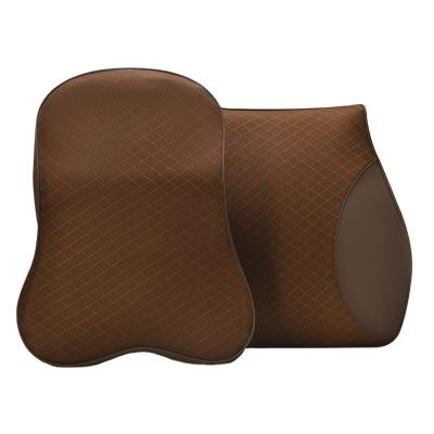 China Manufacturers Selling Low Price Modern Stylish Breathable Mesh Car Neck Pillow Lumbar Cushionfor Driving Life for sale