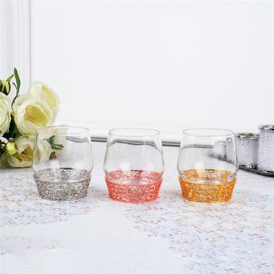 China Crystal Rock Home Whiskey Mug Bar Hotel Restaurant Drinks Glass Gift Set for sale