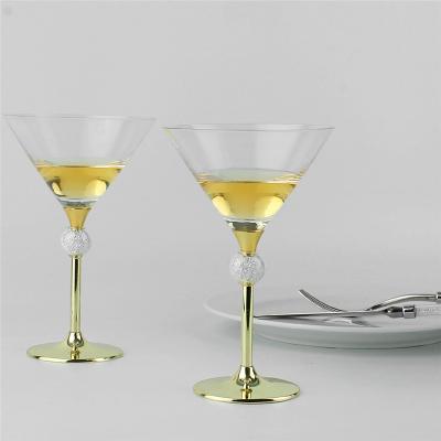 China CLASSIC Clear Martini Margarita Wine Extra Wide Long Stem Single Factory Price Cocktail Glass for sale