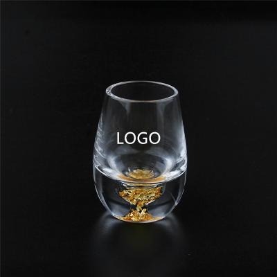 China CLASSIC Custom Logo Whiskey Mug Wine Bomb Masks Espresso Sublimation Glass Shot Glasses for sale