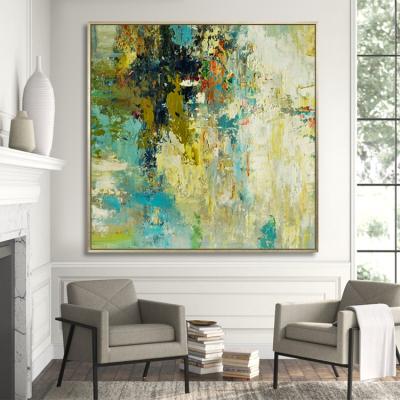 China Newest Modern Design Wall Decor Abstract Artwork Canvas Acrylic Oil Painting For Living Room for sale