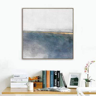 China Simple Hand Painted Abstract Frame Art Picture Modern Wall Painting Abstract Canvas For Living Room Decor for sale