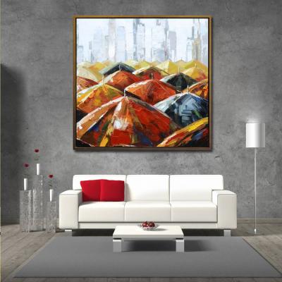 China Easy Abstract Abstract Landscape For Pictures Oil Painting On Canvas China for sale