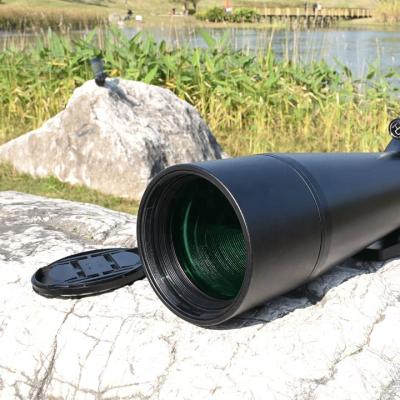 China 20x 40x 60x Zoom Optical Instruments Starscope Monocular Waterproof Powerful Telescope Spotting 20-60x80 Square For Birding 20-60x80mm for sale