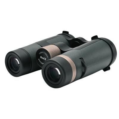 China Best 8*42 10*42 Waterproof ABS Telescope Roof Compact ED Binoculars For Hunting for sale