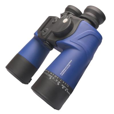 China Outdoor Camping Increasing Travel Distance High Power Measuring Day And Night Long Range Vision 10x50 Binoculars Telescope With LED for sale