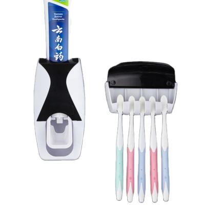 China Good Quality Factory Directly Viable Automatic Toothpaste Dispenser Toothbrush Holder for sale