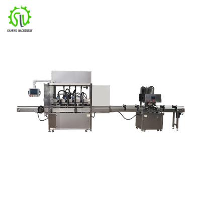 China Beverage Liquids Automatic Servo Motor Oily Filling Machine for sale