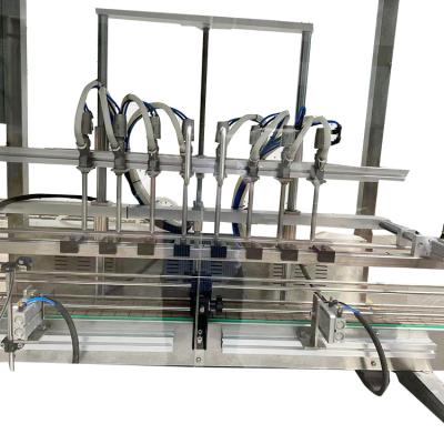 China Food Professional factory high quality oem custom durable 8 nozzles magnetic pump liquid filling machine for sale for sale